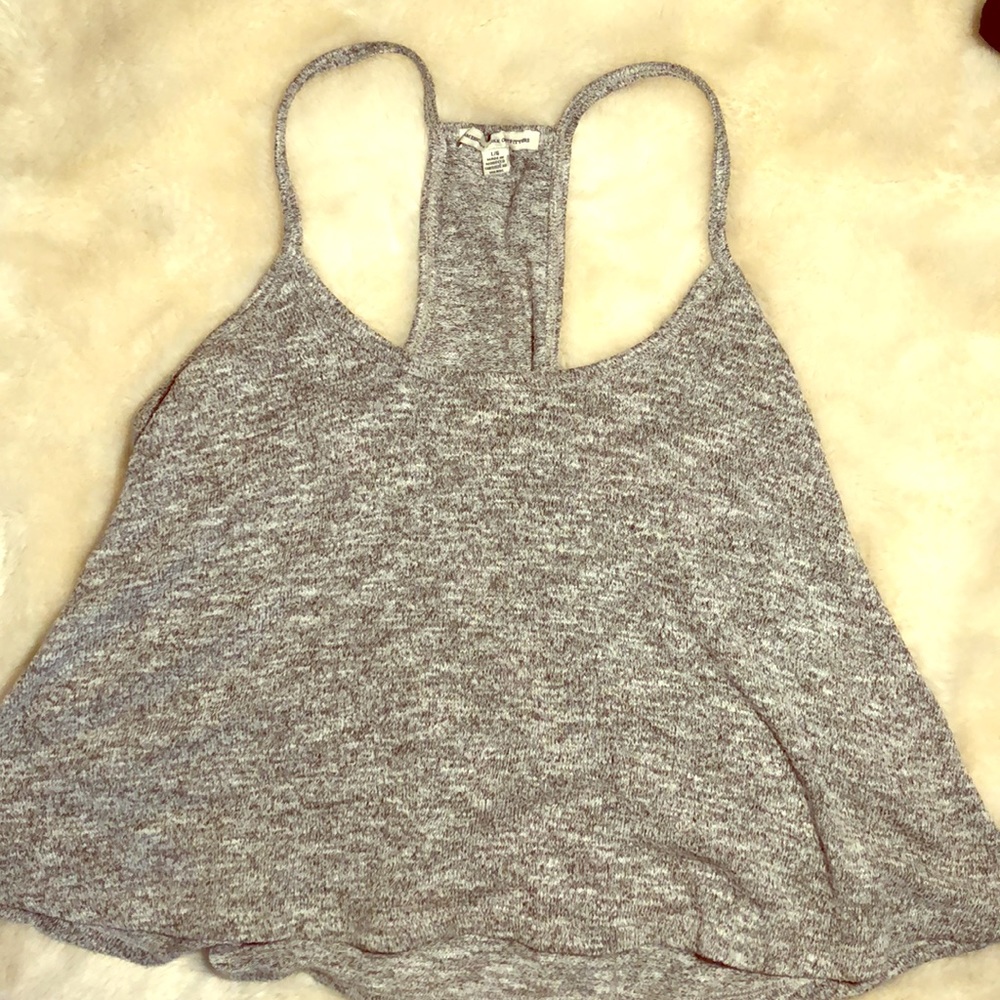 Cute Grey Knit Top